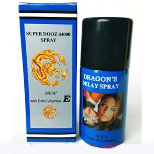 Xịt Chống Xuất Tinh Sớm, Chơi Lâu, Tăng Kích Cỡ SUPER DOOZ 44000 Dragon’s delay spray (Chai Xanh)