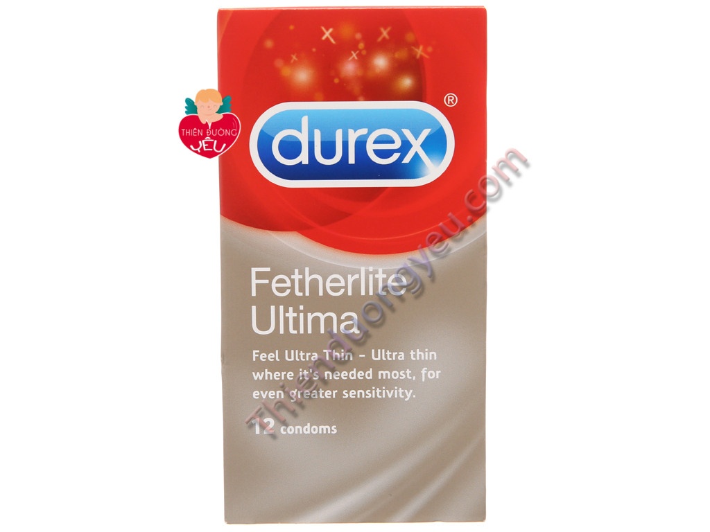 Hộp Bao cao su Durex Fetherlite Ultima Siêu mỏng 52mm