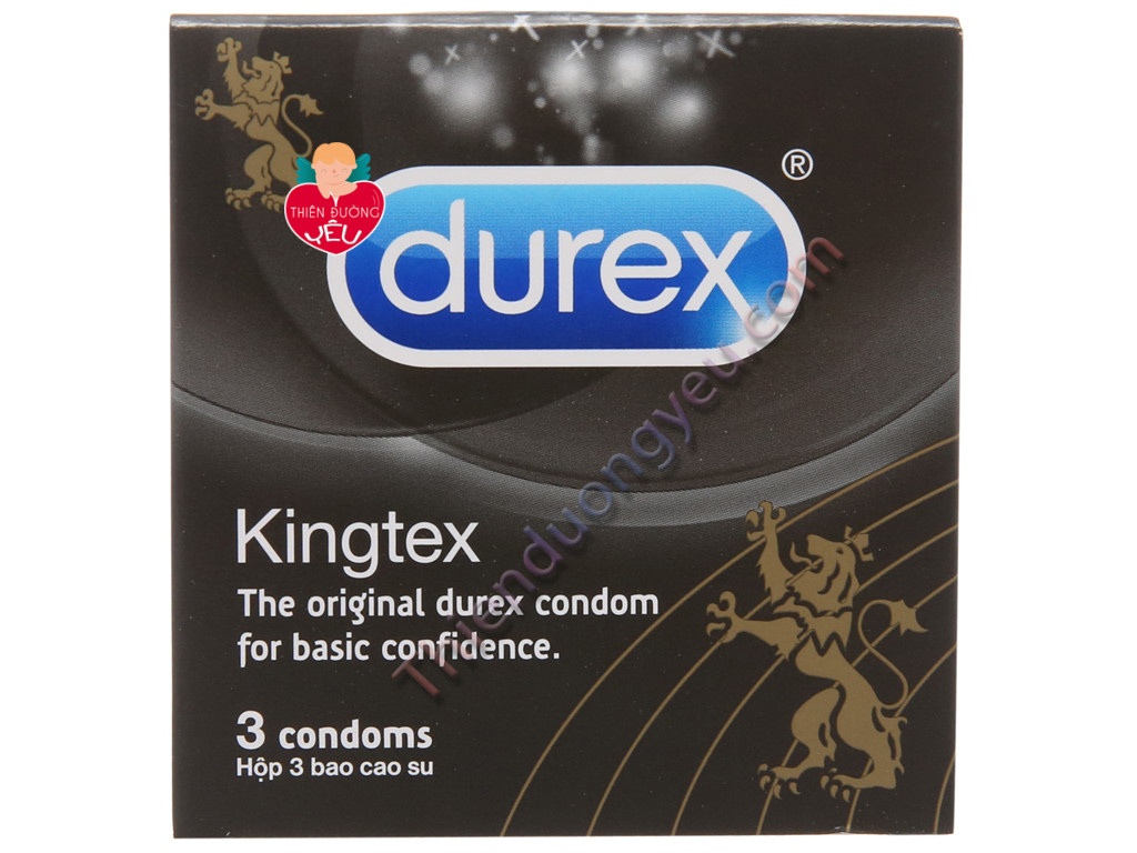 Hộp Bao Cao Su Durex Kingtex Ôm Sát 3 Cái