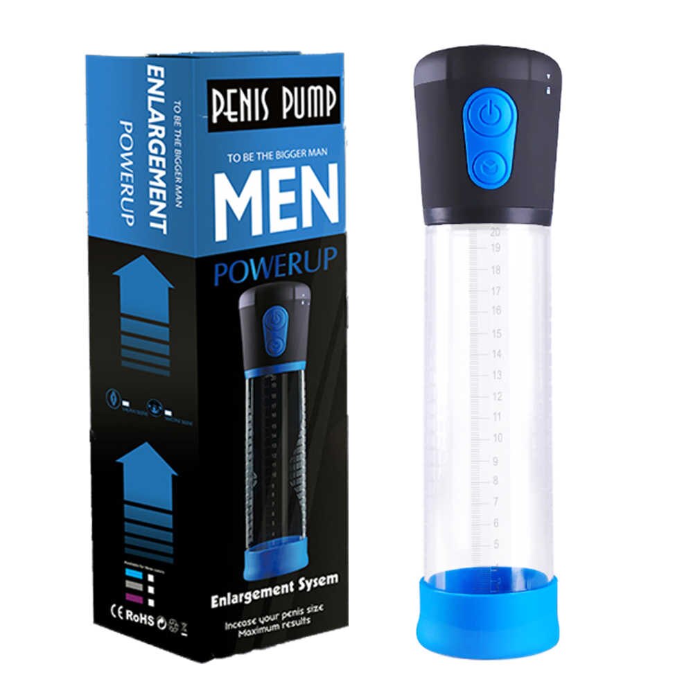 Máy tập dương vật to dài tự động pin sạc cao cấp Men Powerup -  9195